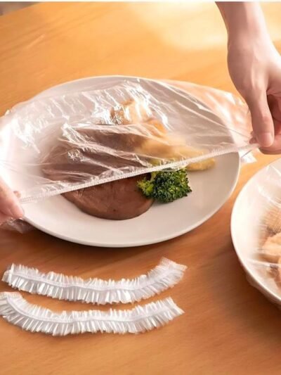 Lastikli Tencere Ve Tabak Bonesi 100 Adet (20cm)