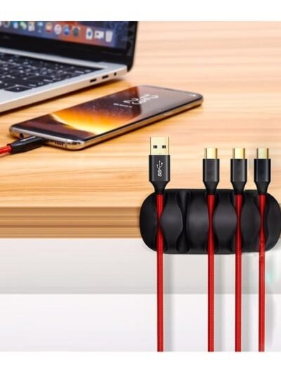 Kablo Kanalı 5 Kanallı Tutucu - 3 Adet