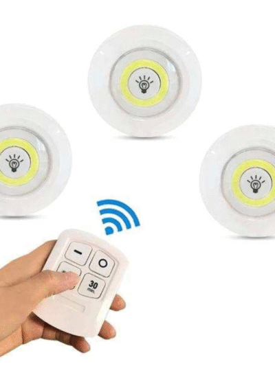 Kablosuz Uzaktan Kumandalı 3lü Led Lamba Seti