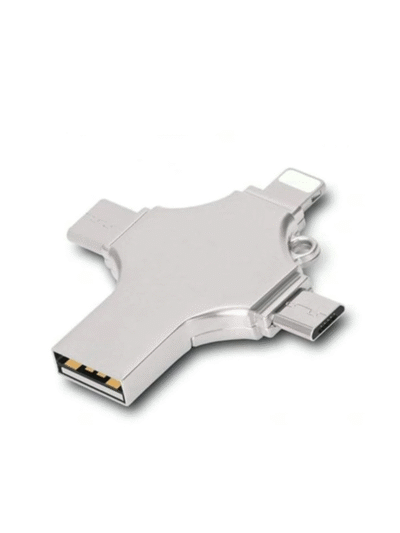 Otg 4in1 Cep Telefonu Çok Fonksiyonlu Usb Flash Bellek 64 Gb Type-c, Micro Sd Ve Kart Okuyucu
