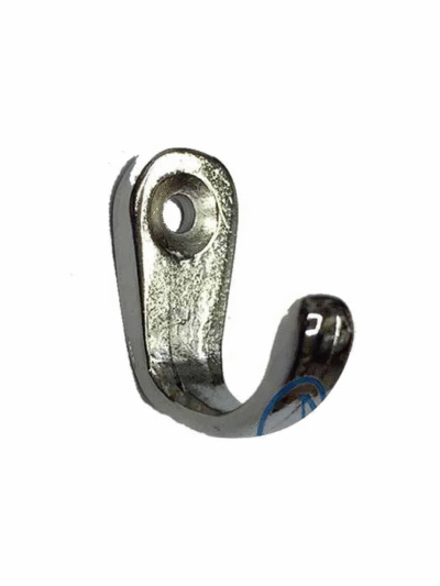 Tekli Anahtar, Bijuteri, Vitrin, Dekor Askısı - Nikel, 10x18x22 Mm