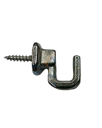 Vidalı Kanca, Askı Küçük - 15x18mm, Nikel - 1 Adet